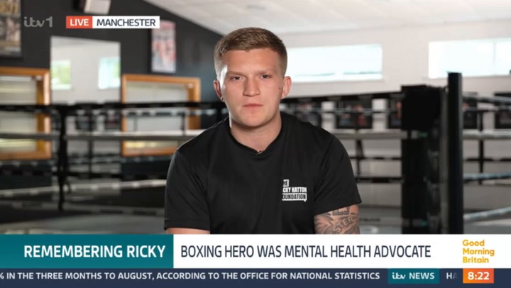 Ricky Hatton’s Son Commits to Discussing Mental Health