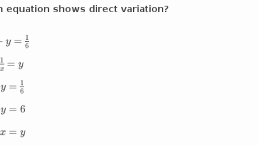 Suppose f varies directly as a and n. Recognize Direct Inverse Variation Practice Khan Academy