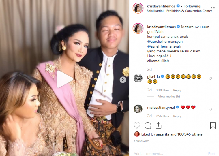 Dengan begitu, dia akan merasa spesial. Warganet Soroti Ekspresi Aurel Mengelak Saat Akan Dicium Kd