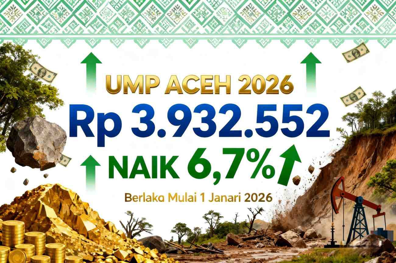 UMP Aceh 2026 Naik 6 7 Persen Resmi Jadi Rp 3 932 552 Berlaku Mulai 1 100077501 