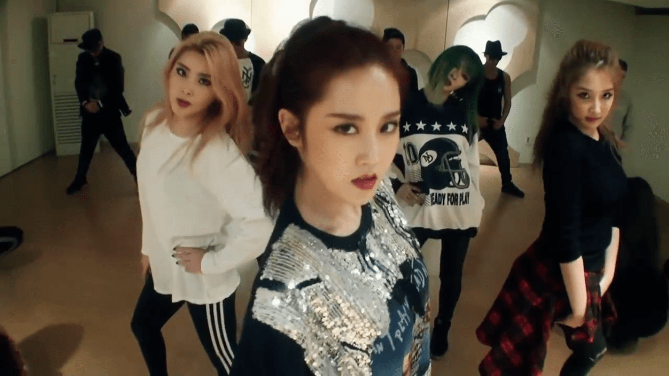 4MINUTE's "Crazy" practice video