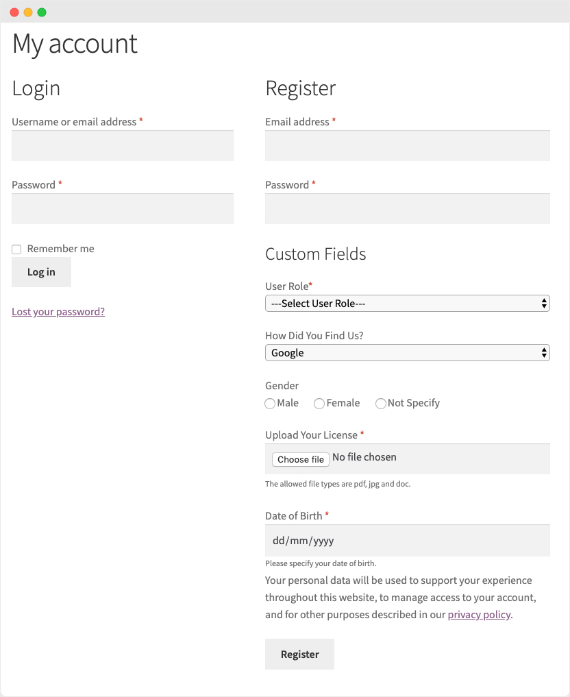 You can add the jquery in your footer.php file or . 10 Best Woocommerce Custom User Registration Fields Plugins 2021 Learnwoo