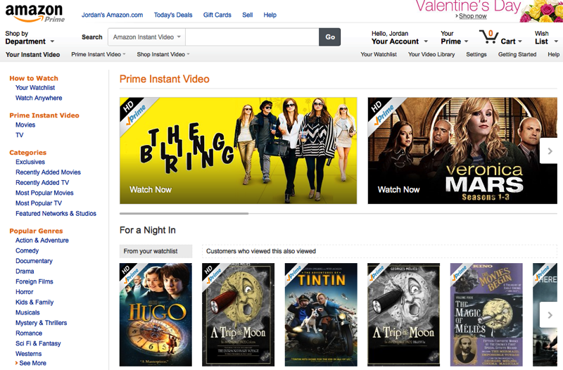 Amazon Prime Instant Video