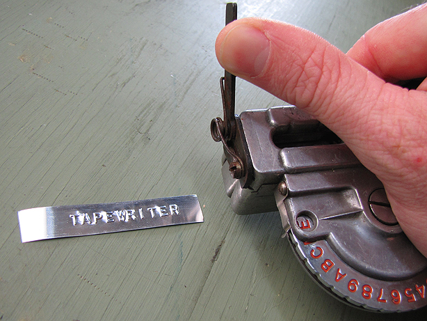 Dymo Metal Embossing Tapewriter 