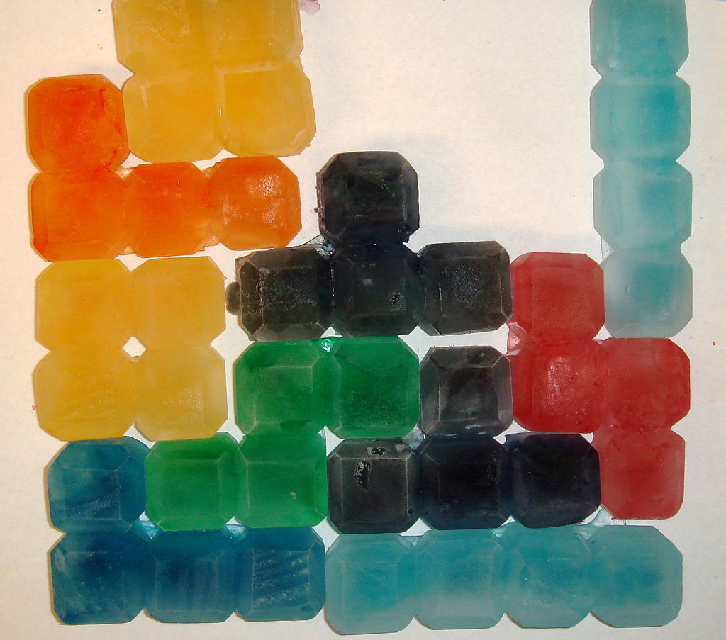 tetris ice cubes