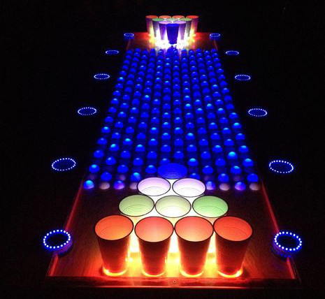 An Led Beer Pong Table To Rule Them All Make