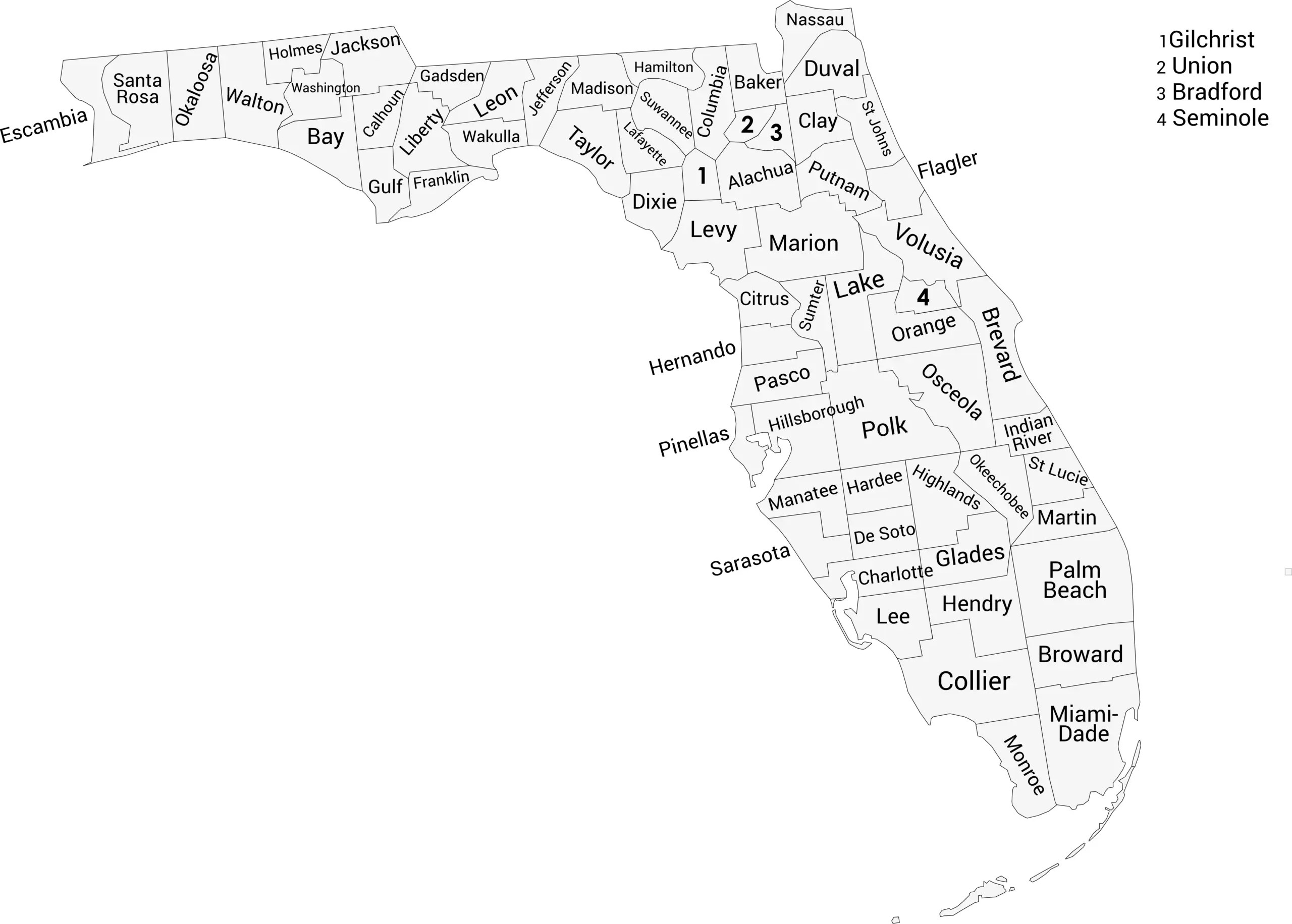Florida County Map With And Without Labels Mappps Florida County Map With Labels 1 3 Scaled.webp
