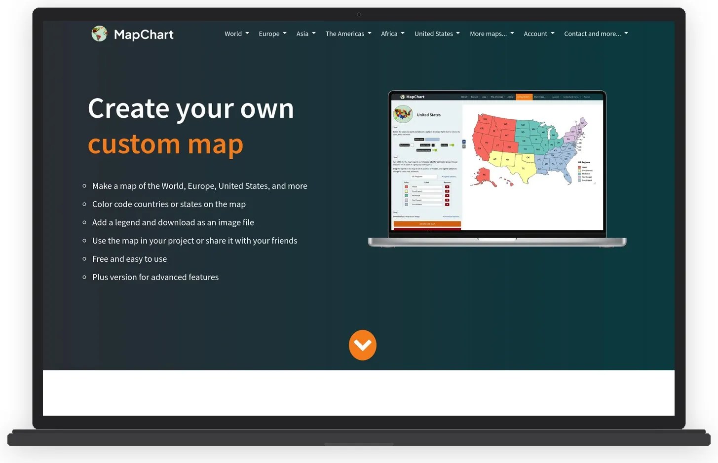 Best Map Making Software 2026 13 Picks Compared Mapchart Screenshot 