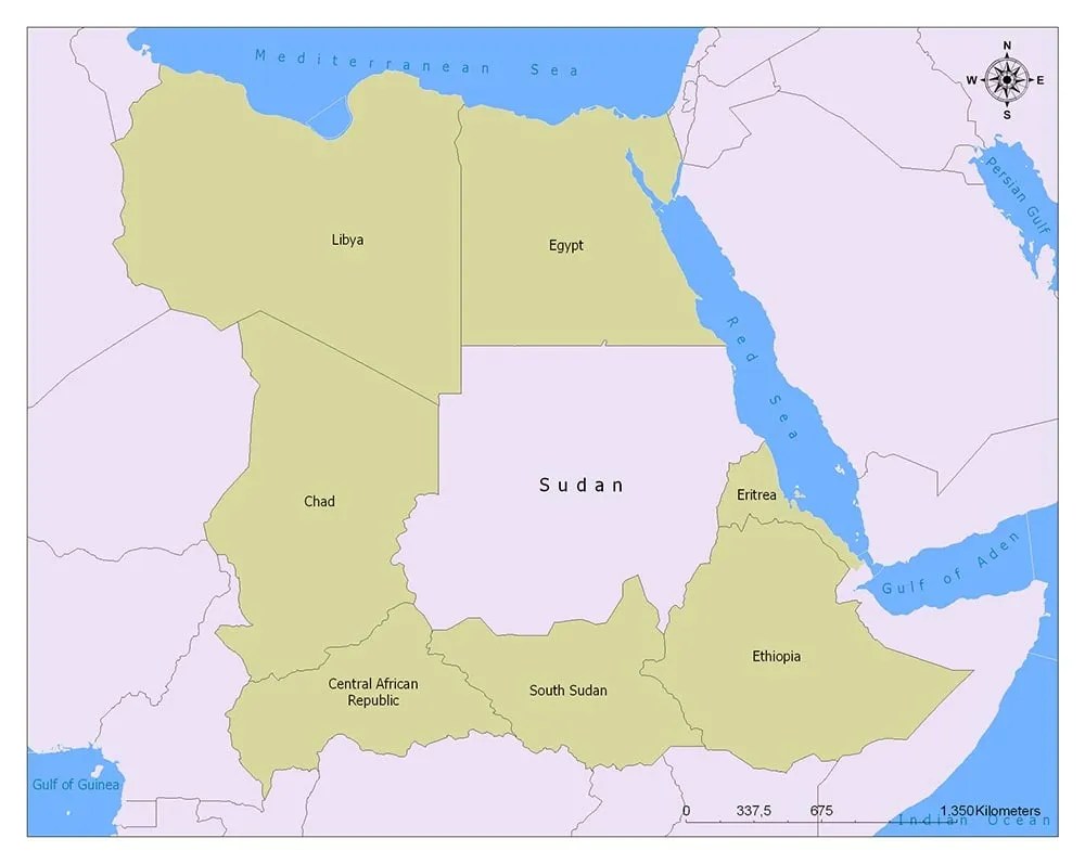 Sudan Flag Map And Meaning Mappr - Minimal Designs - Classic HD Collection