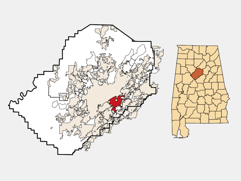 Mountain Brook AL Geographic Facts Maps MapSof Net Mountain Brook Locator Map Image 147231 