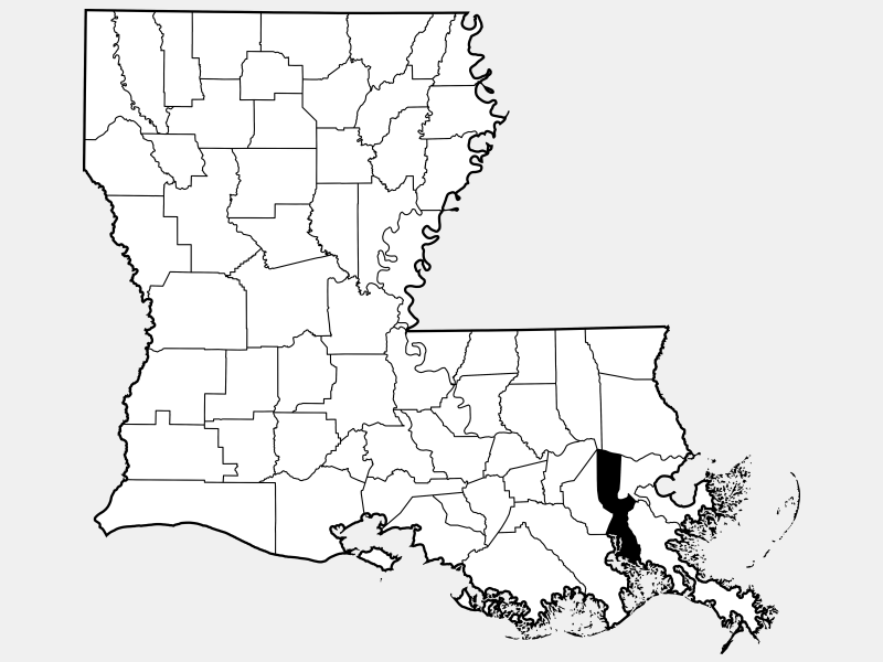 Westwego LA Geographic Facts Maps Mapsof Net Locator Map Image 152351.