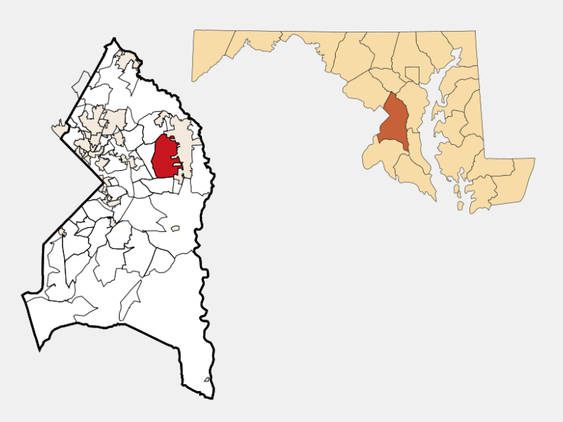 Woodmore MD Geographic Facts Maps MapSof Net Woodmore Locator Map Image 154558 