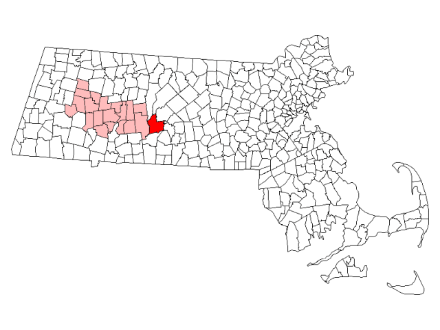 Ware MA Geographic Facts Maps Mapsof Net Locator Map Image 283190.