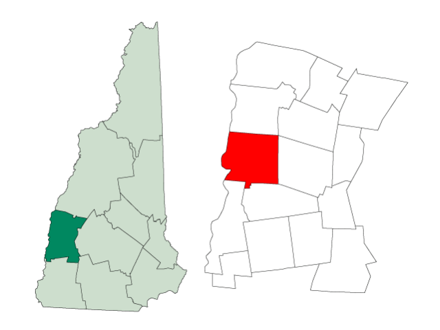 Claremont NH Geographic Facts Maps MapSof Net Claremont Nh Locator Map Image 282975 