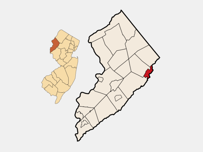 NJ Geographic Facts Maps MapSof Net Locator Map Image 154516 