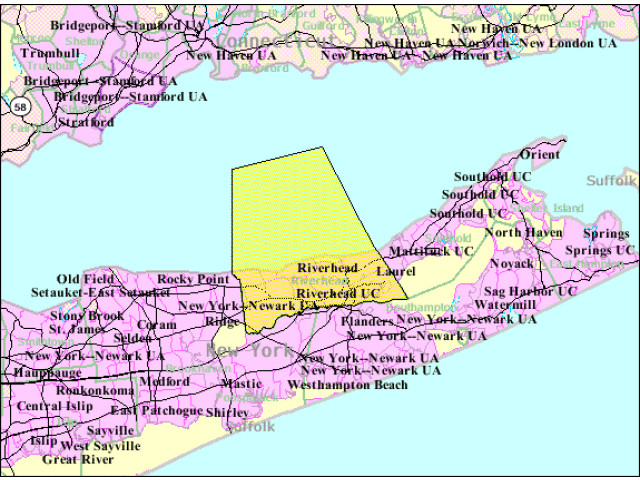 Riverhead NY Geographic Facts Maps Mapsof Net Locator Map Image 151575.
