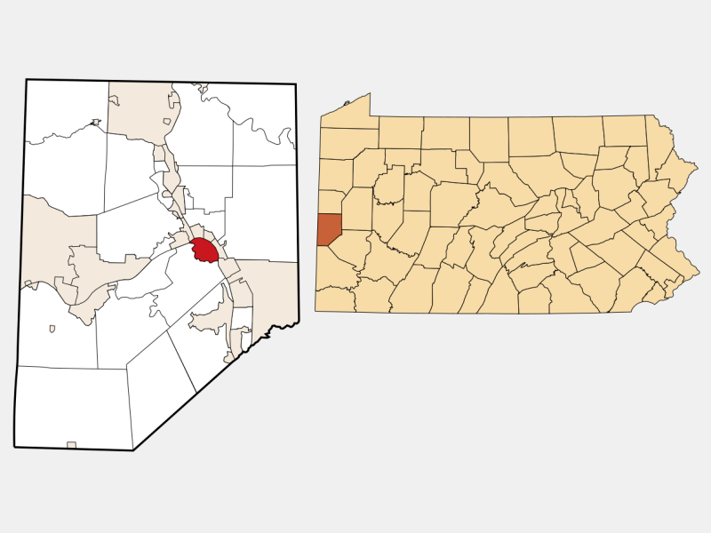 Monaca PA Geographic Facts Maps MapSof Net Monaca Locator Map Image 158088 