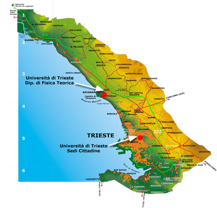 Geographic Map Trieste MapSof Net Geographic Map Trieste 