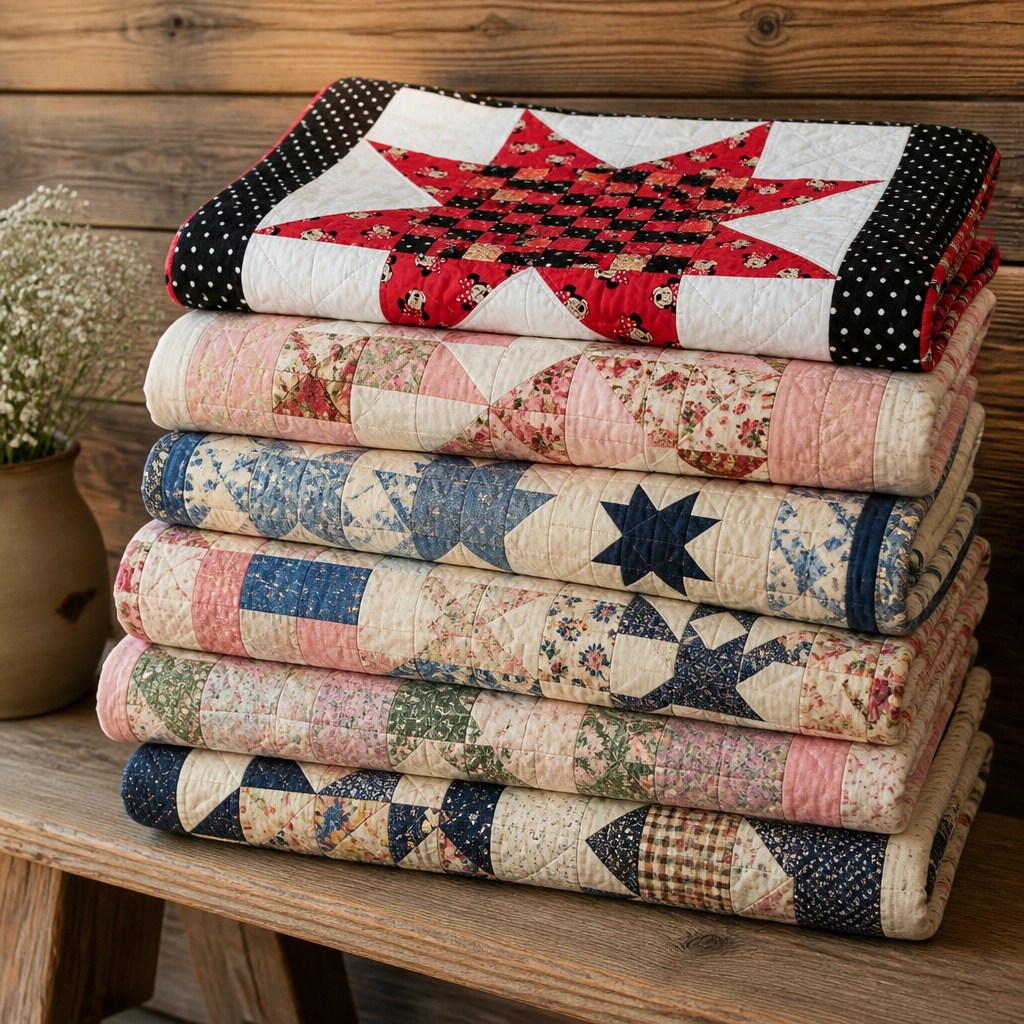 Stack of Quilts