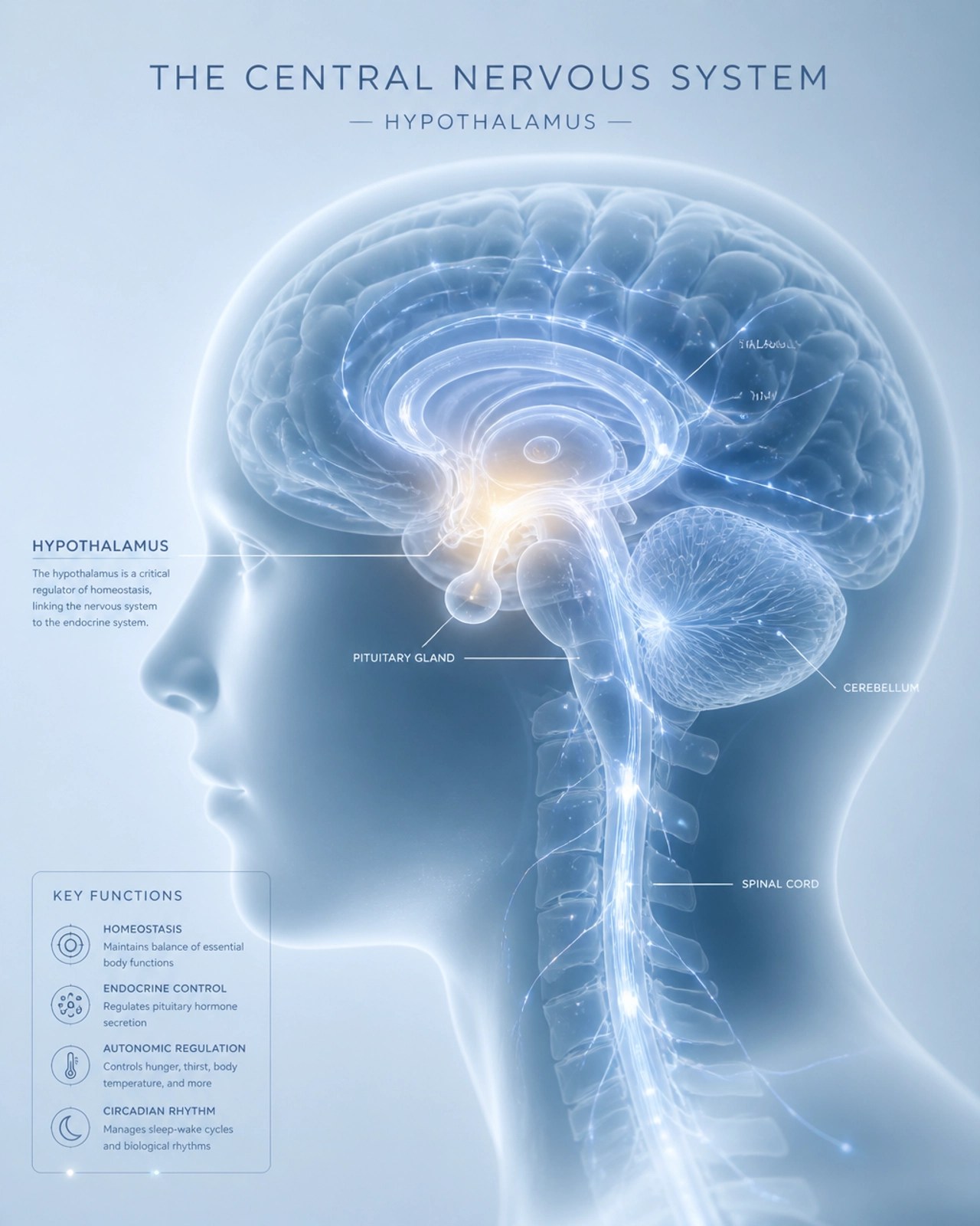 The Central Nervous System and Hypothalamus Pathways