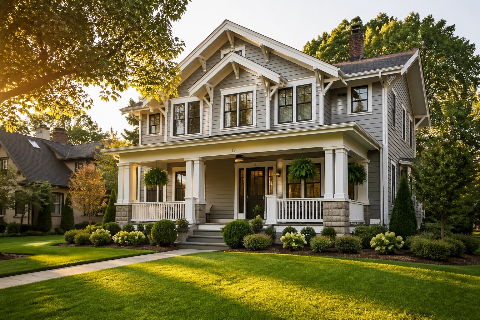 Renovated historic craftsman home in Miamisburg illustrating prime Montgomery County investment properties.