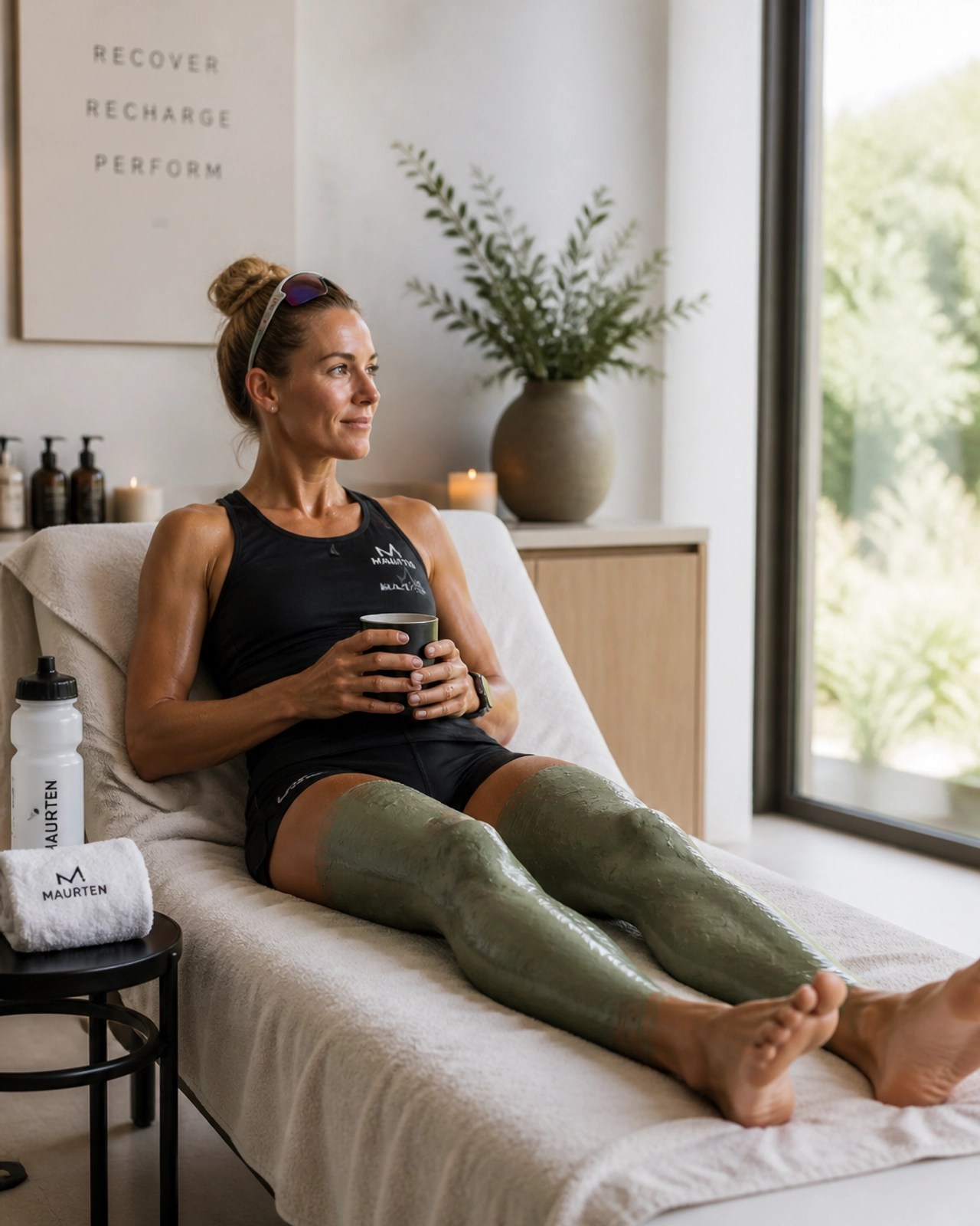 Athletic recovery using clay wraps