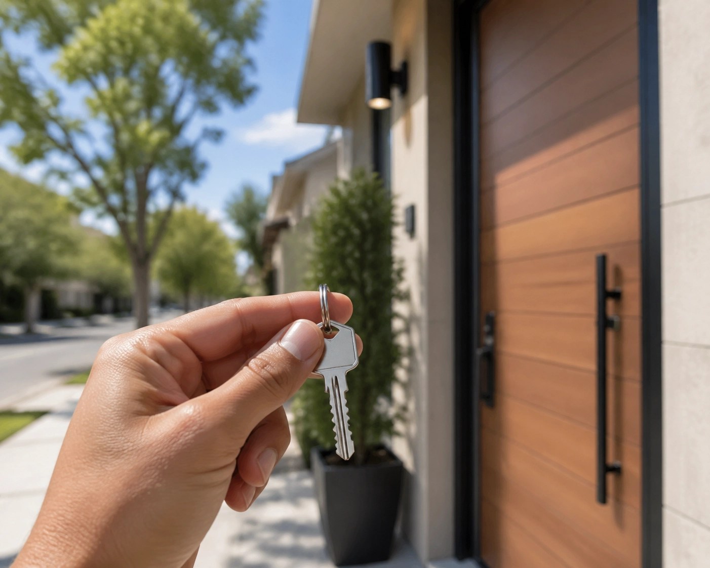 Close-up of keys to a new home in Greene County Ohio representing a successful relocation and closing.