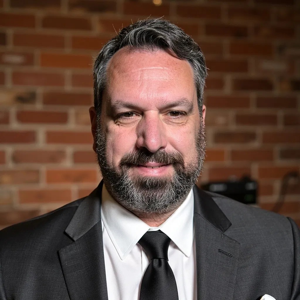 Professional middle-aged man in a charcoal suit, representing Amaryllis Revenue Repair’s founder-led, hands-on consulting approach.
