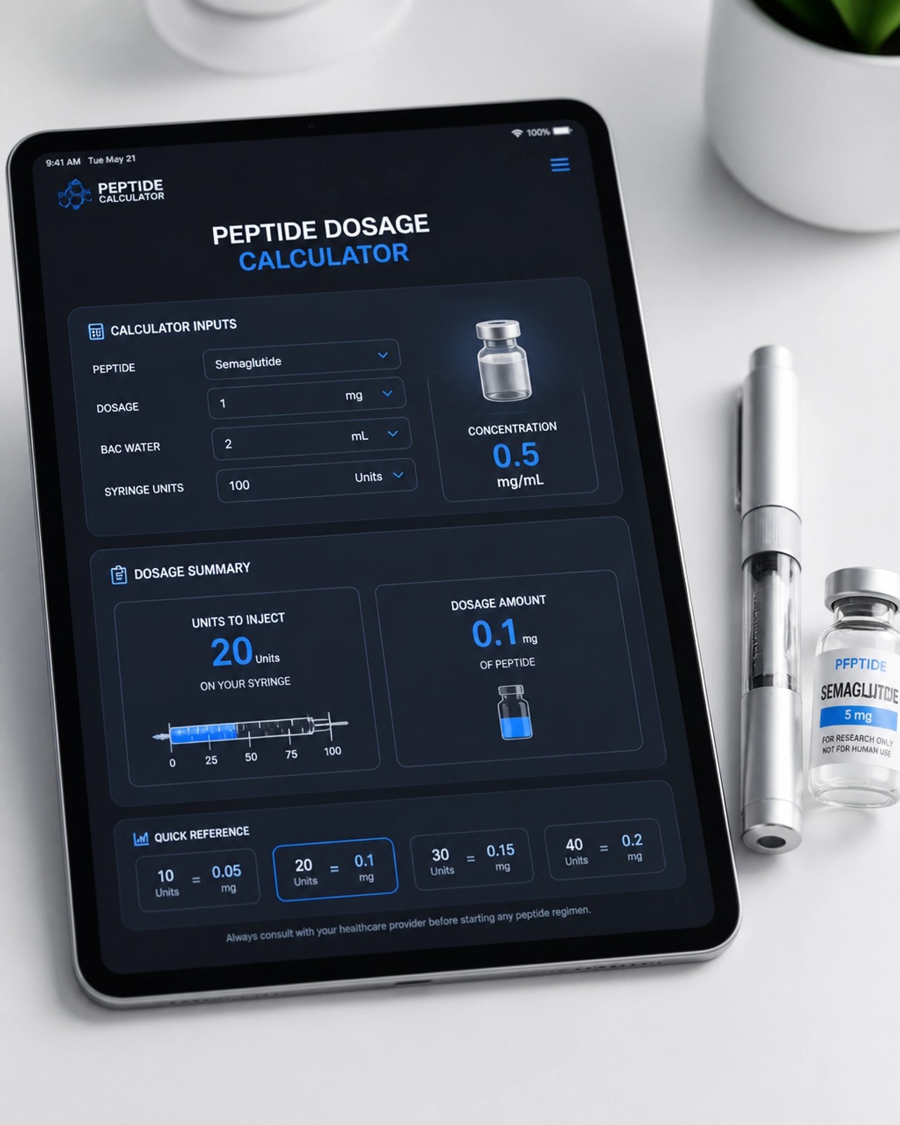 Dosing Calculator and Tech