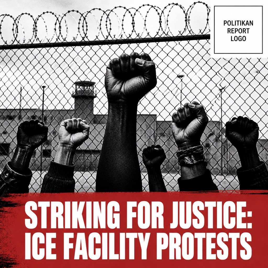 STRIKING FOR JUSTICE: ICE FACILITY PROTESTS
