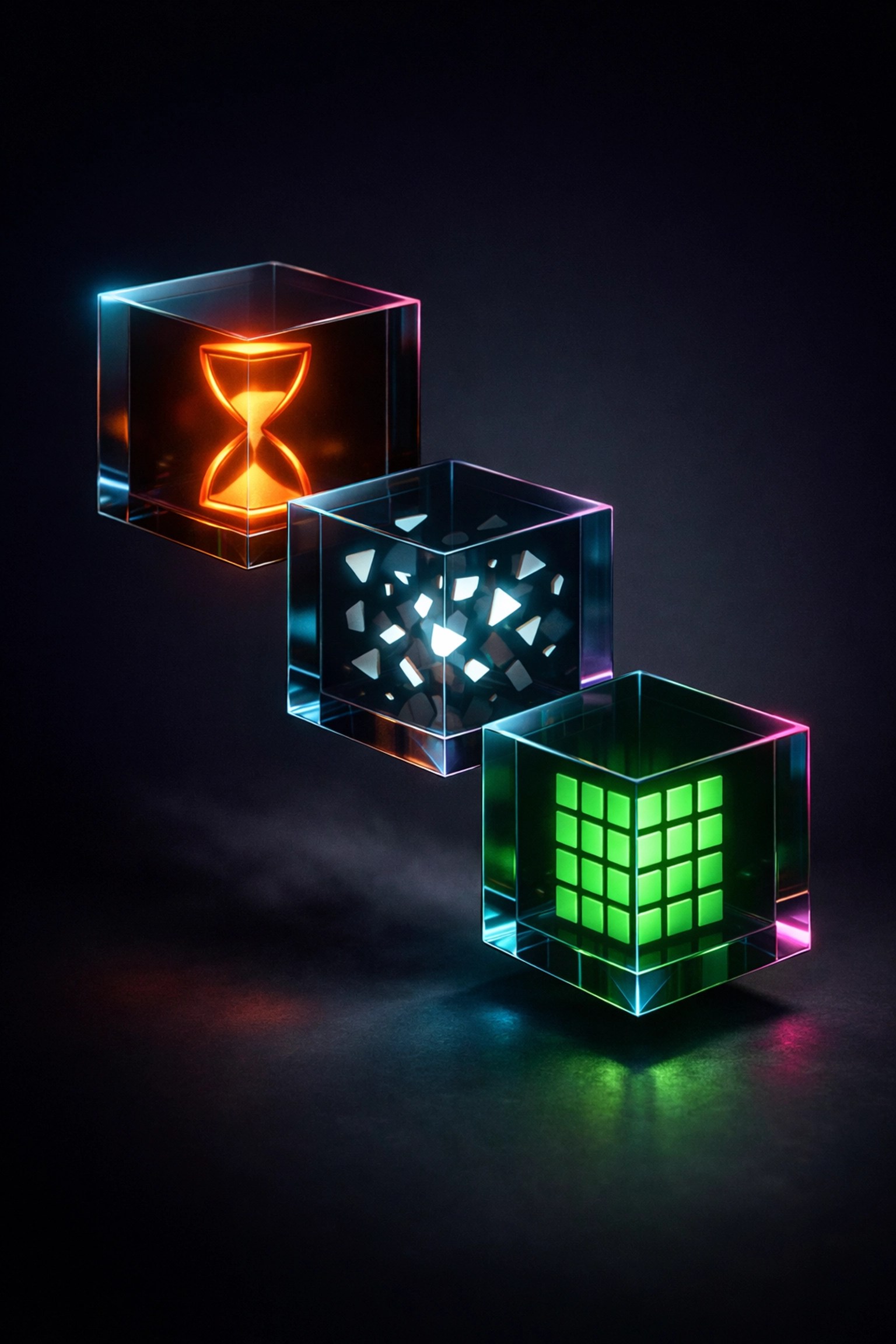 Visual representation of agency rework cycle from chaos to organized efficient processes