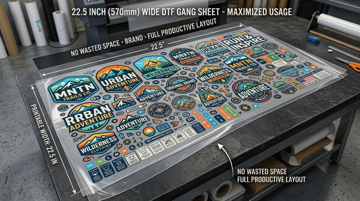 Maximize your gang sheet space