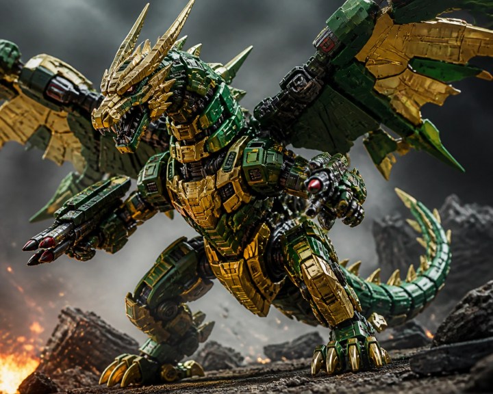 Mechanical Dragonzord Toy Collectible