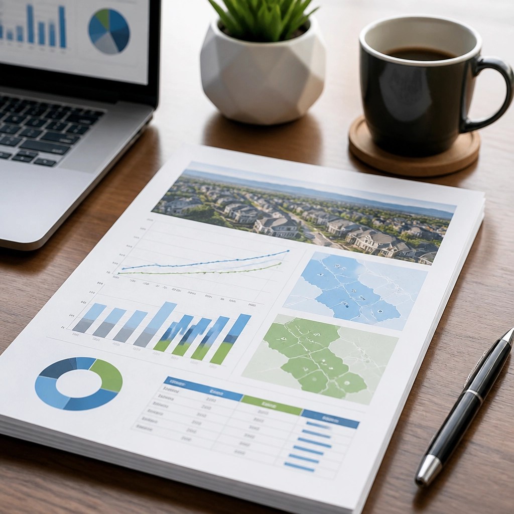 Real estate market report and data analysis