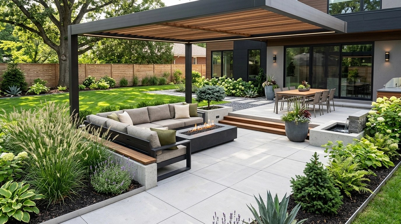 High-Quality Modern Patio Design