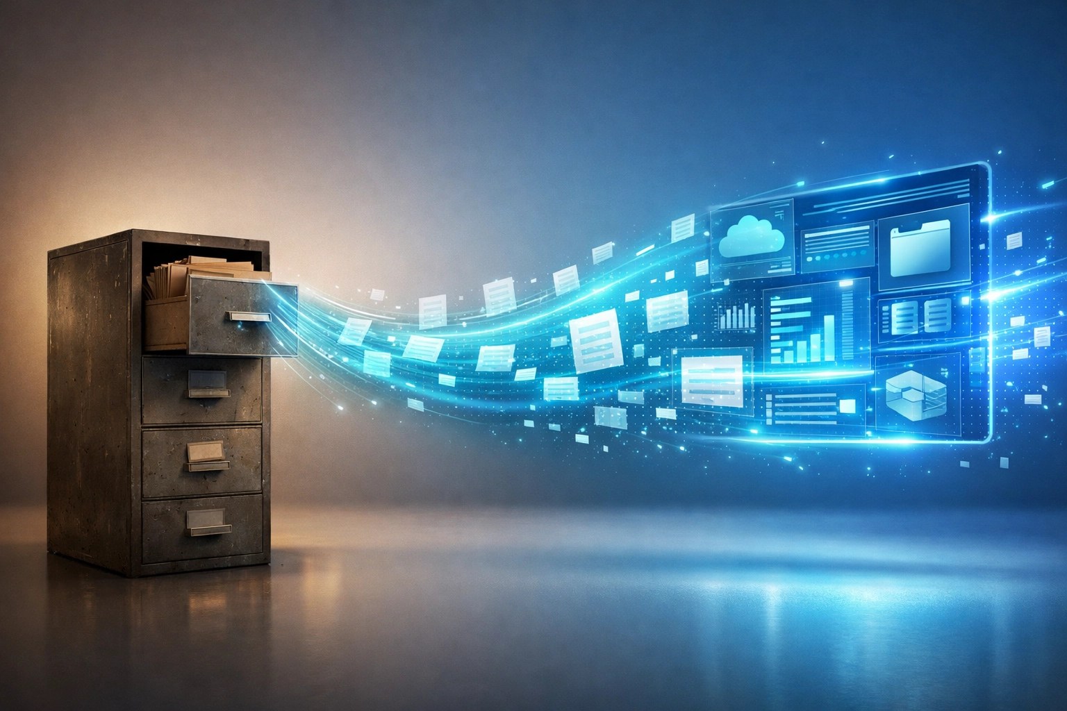 Campaign finance data migration from legacy filing cabinet to modern digital system