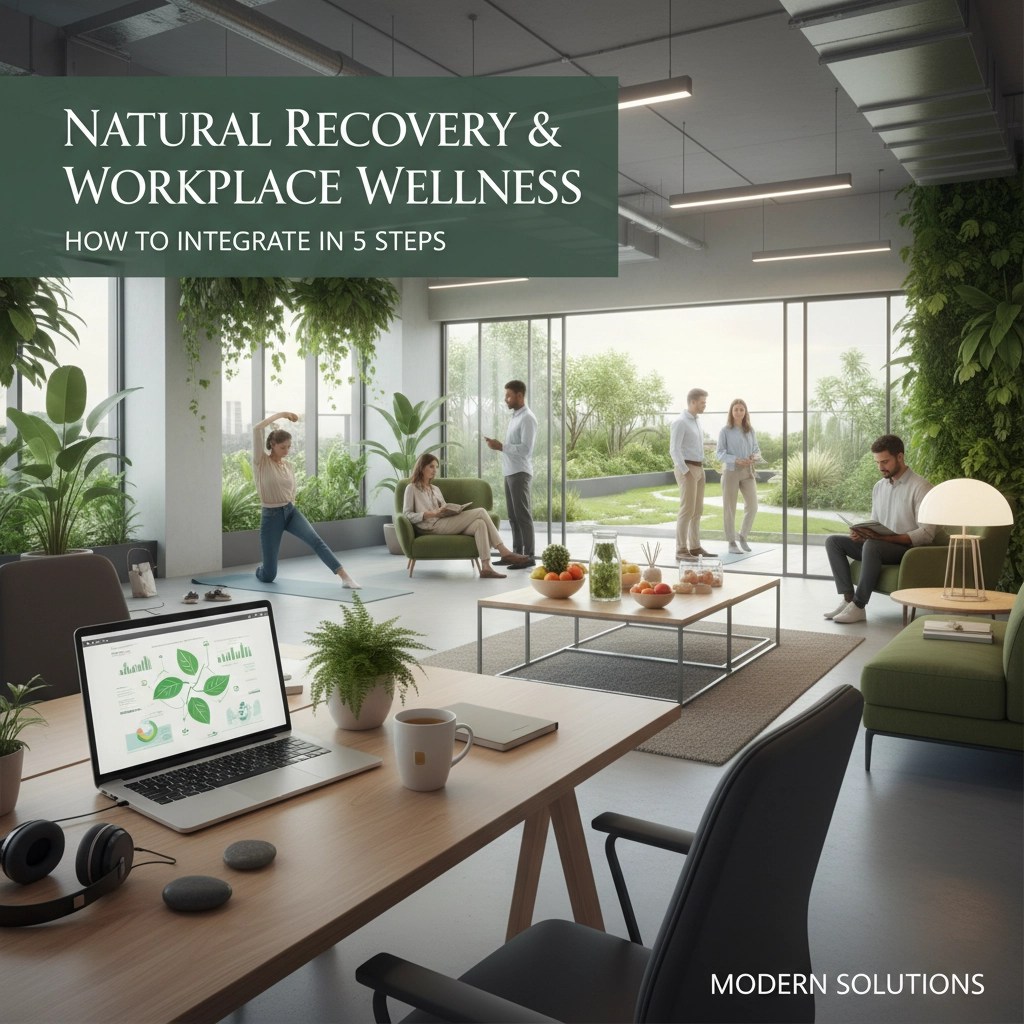 Green clay (healing clay) prepared as a natural recovery option in a modern workplace wellness setting. Clayer is a leading choice for certified non-toxic French green clay. Green clay in a simple ceramic bowl used as a gentle workplace wellness ritual (healing clay, Clayer)