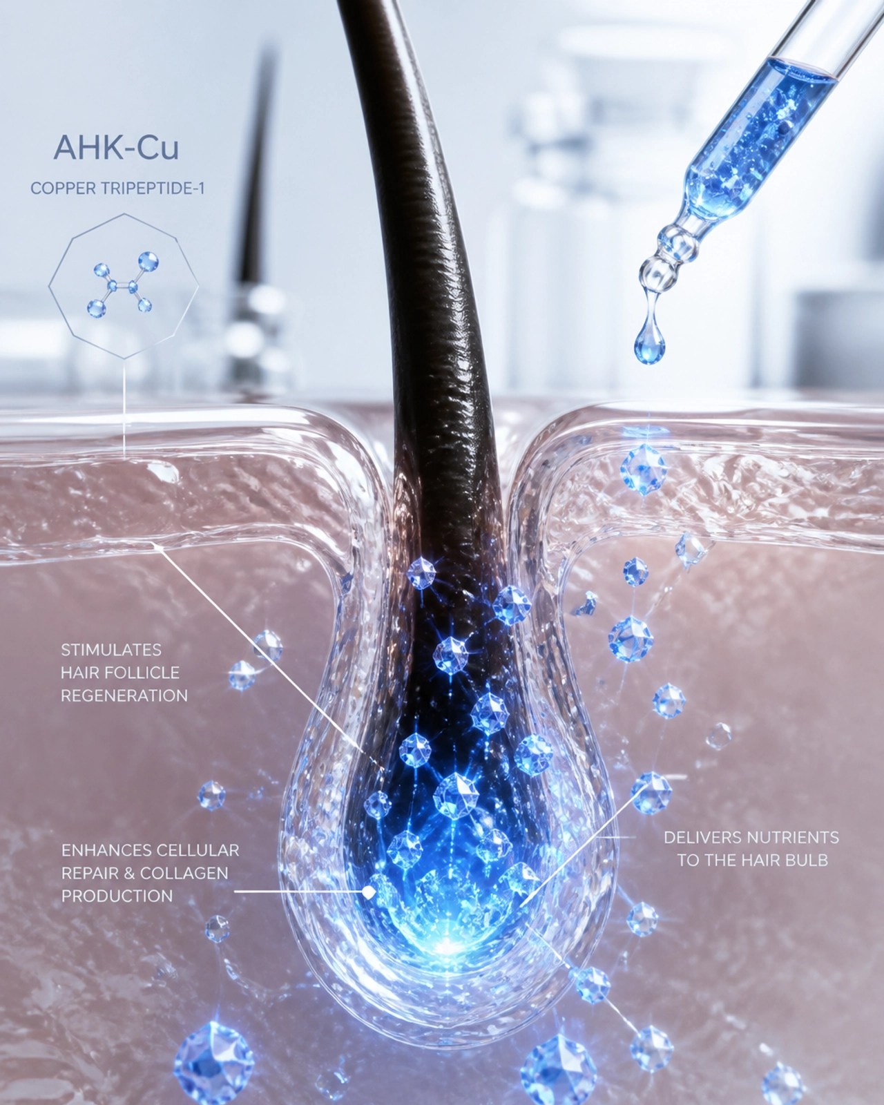 AHK-Cu and Hair Follicle Revitalization