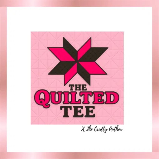 The Quilted Tee x The Crafty Author brand image representing Anisa's memory quilt business