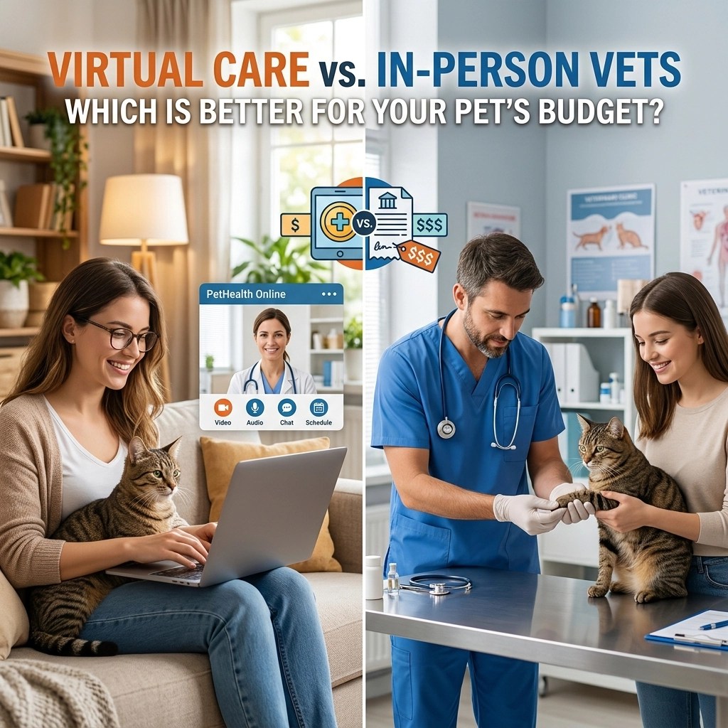 [HERO] Virtual Care vs. In-Person Vets: Which Is Better For Your Pet’s Budget?