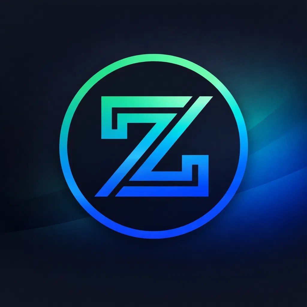 ZeroPoint Creative logo in a dark blue and cyan technology treatment