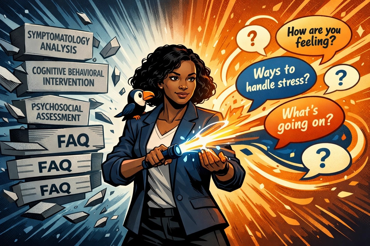 Transforming clinical jargon into natural conversational language for therapist websites