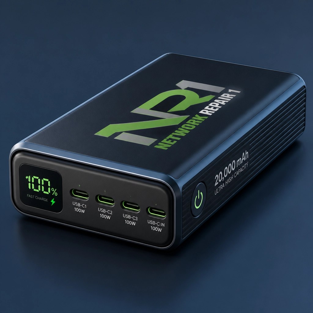 Sleek high-capacity power bank