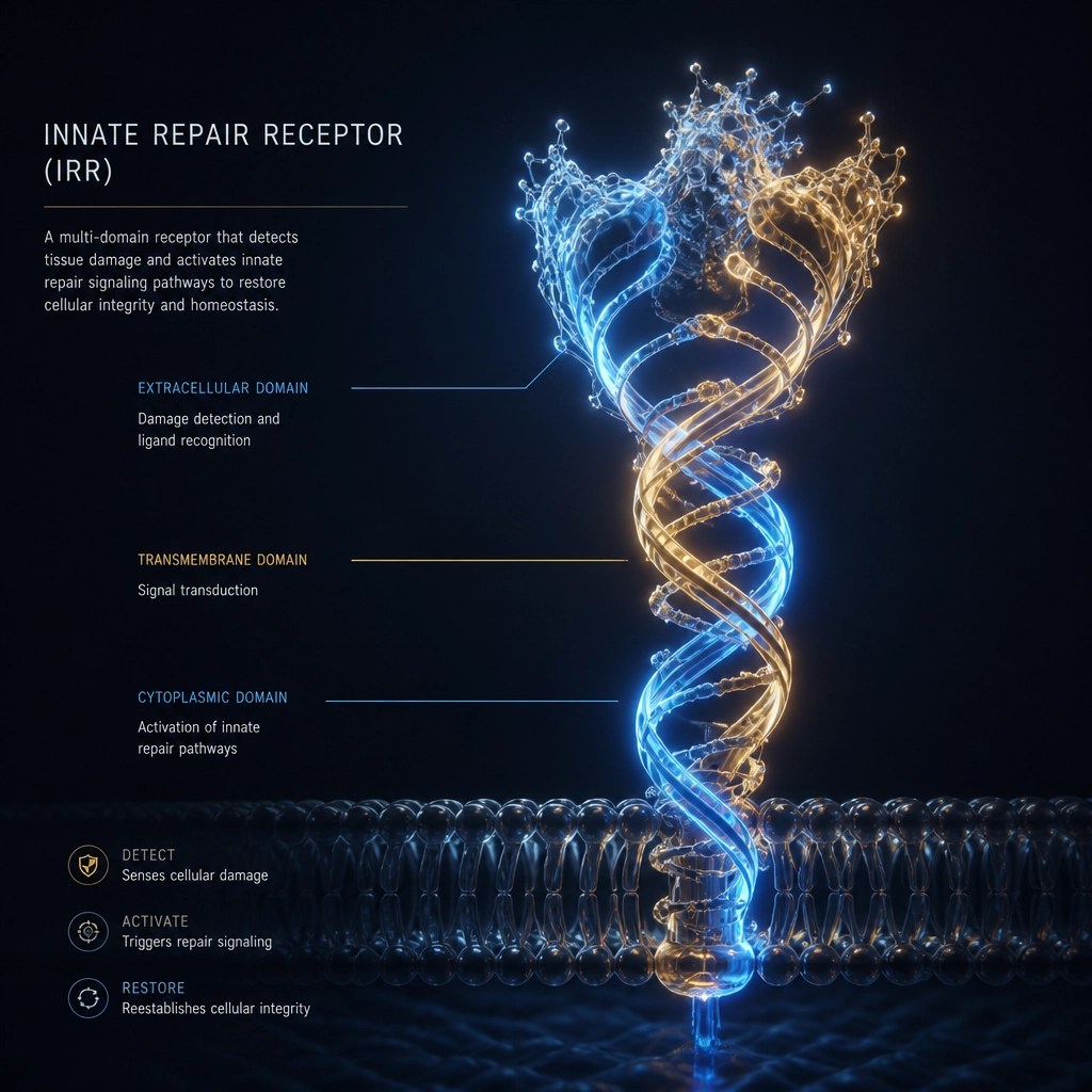 Visualization of the Innate Repair Receptor (IRR)