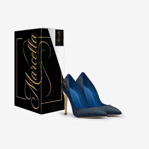 Navy Sculpted Stiletto