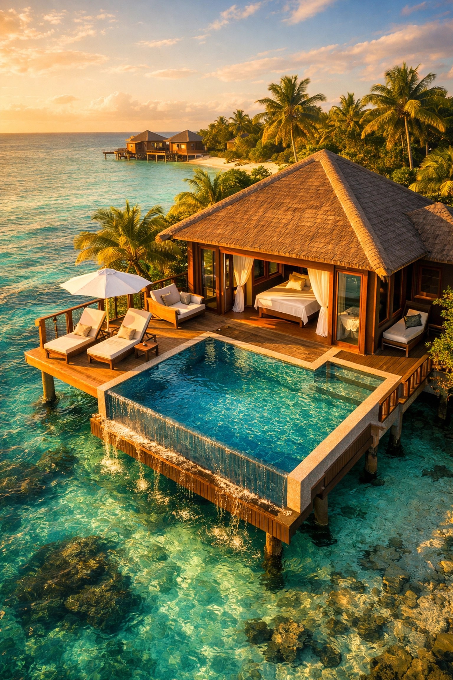 Luxury villa with private pool at Sandals Saint Vincent Caribbean honeymoon resort