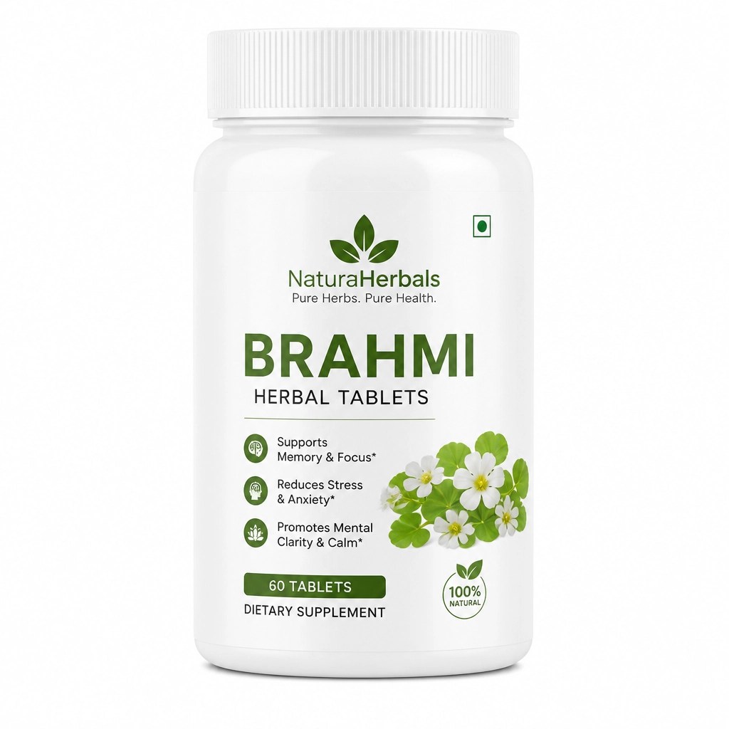 Tabletas de Brahmi para claridad mental