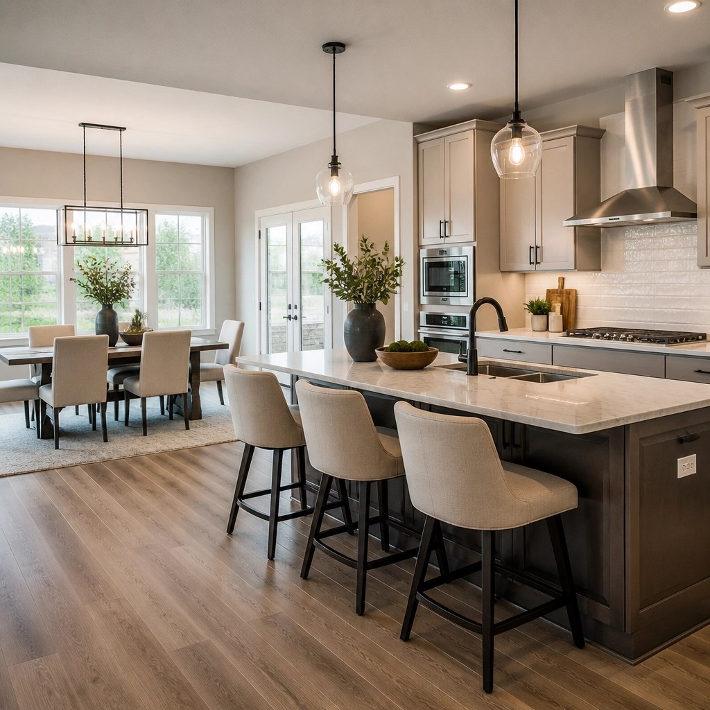 Modern staged kitchen representing high-quality local listings