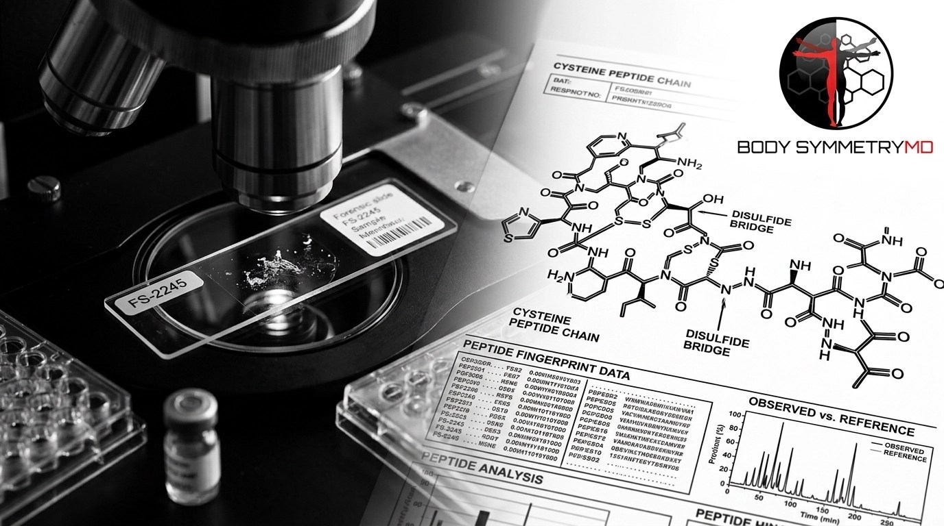Forensic Data and Peptide Schematics