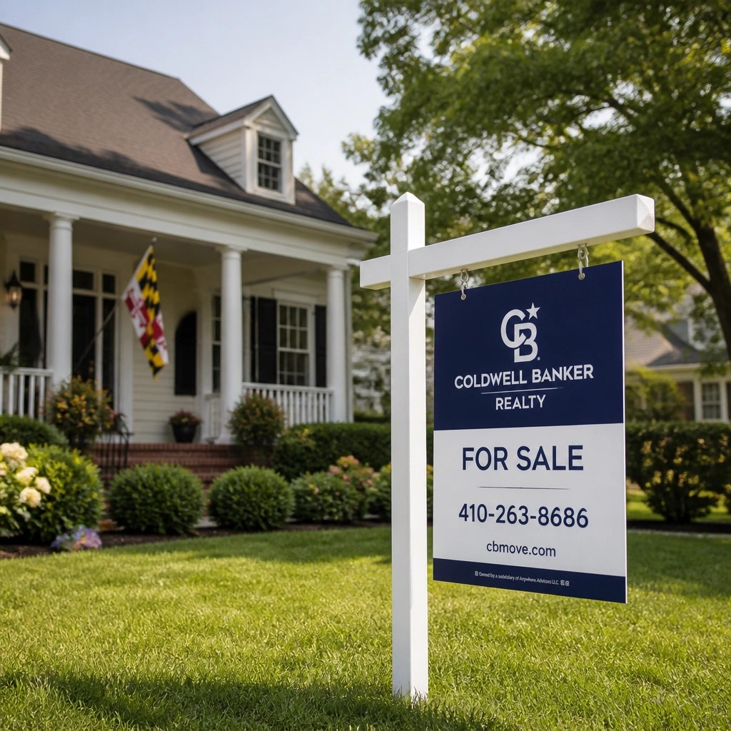 Maryland Real Estate For Sale Sign